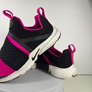 Nike Presto Extreme GS Black Pink Slip On Running Shoes 870022-004 Youth Sz 6Y
